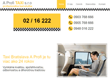 Tablet Screenshot of profitaxi.sk
